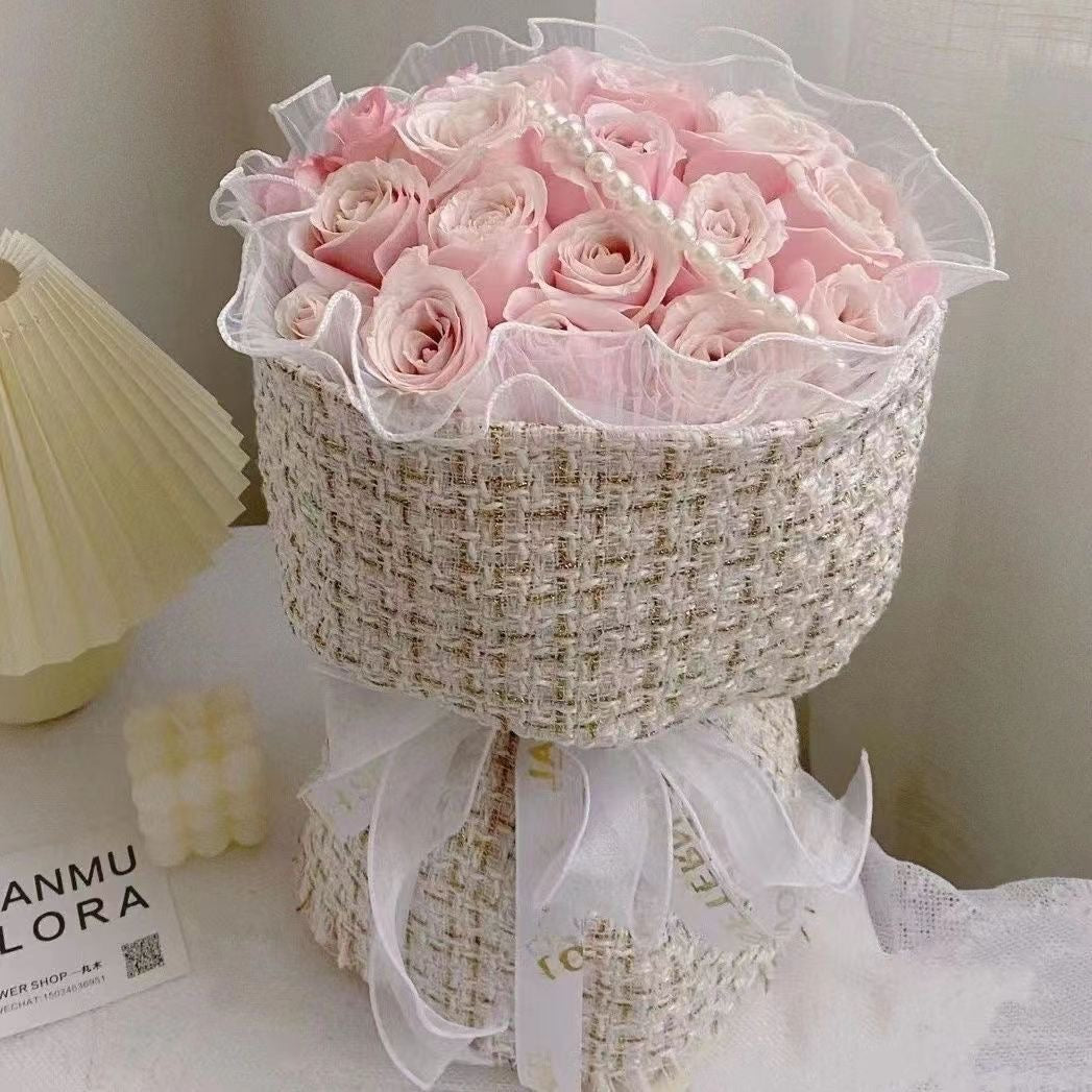 Rose with Clear Gift Box And Light, Led Soap Flower Bouquet Valentines Day Gifts Business Gifts Christmas Gift Set Bridesmaids Gifts Boyfriend Gift Mother's Day