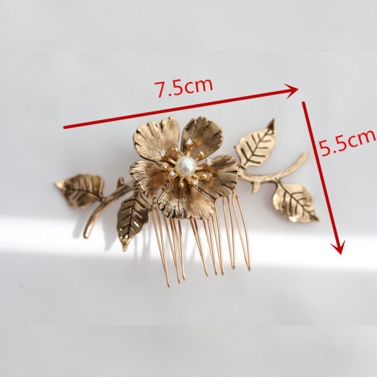 bridal headdress handmade pearl crystal hair comb wedding styling accessories fashion insert comb hair accessories