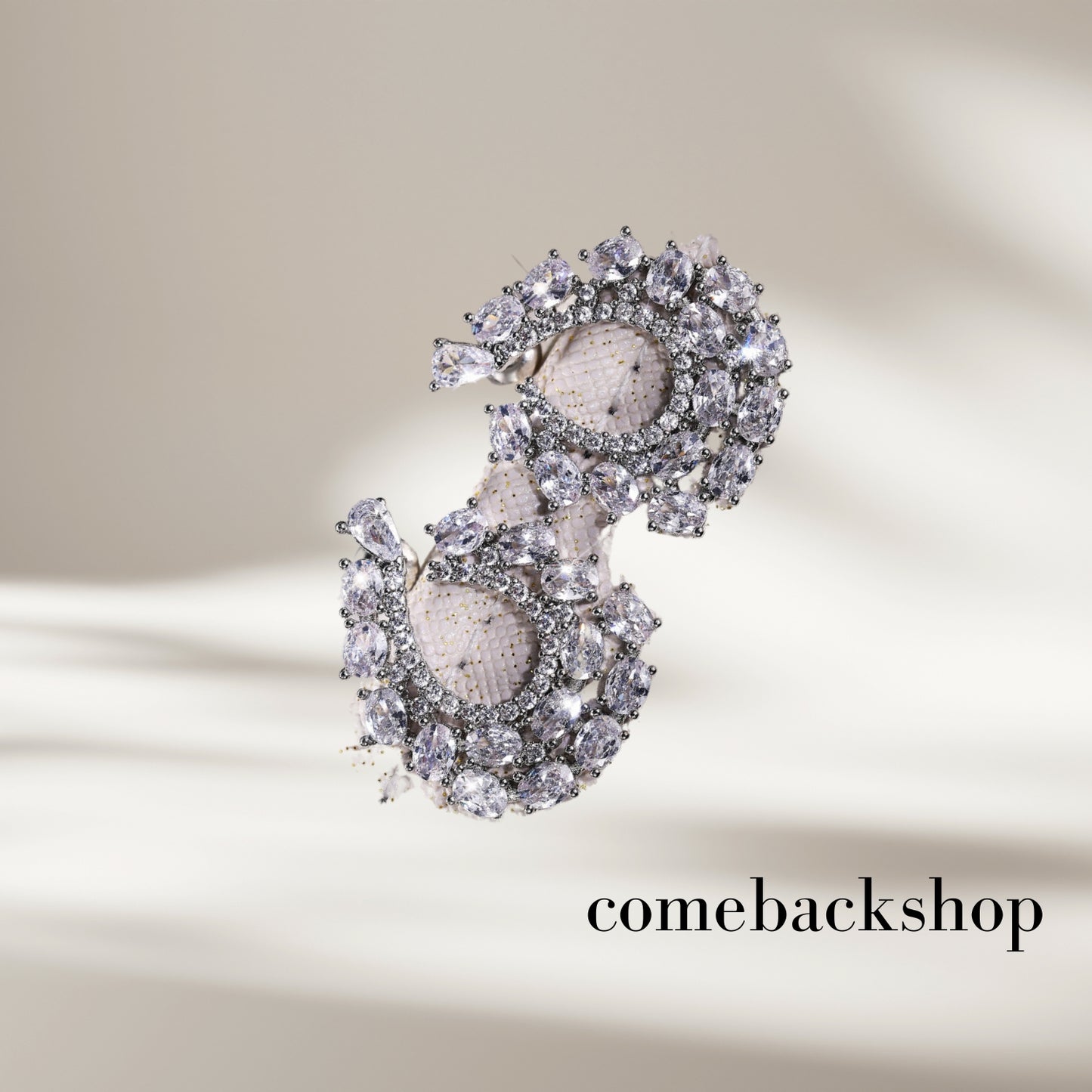 Rhinestone Stud Earrings Dainty Small Crystal Cluster Earrings for Women Girls Cute Ear Wrap Jewely for Wedding Prom