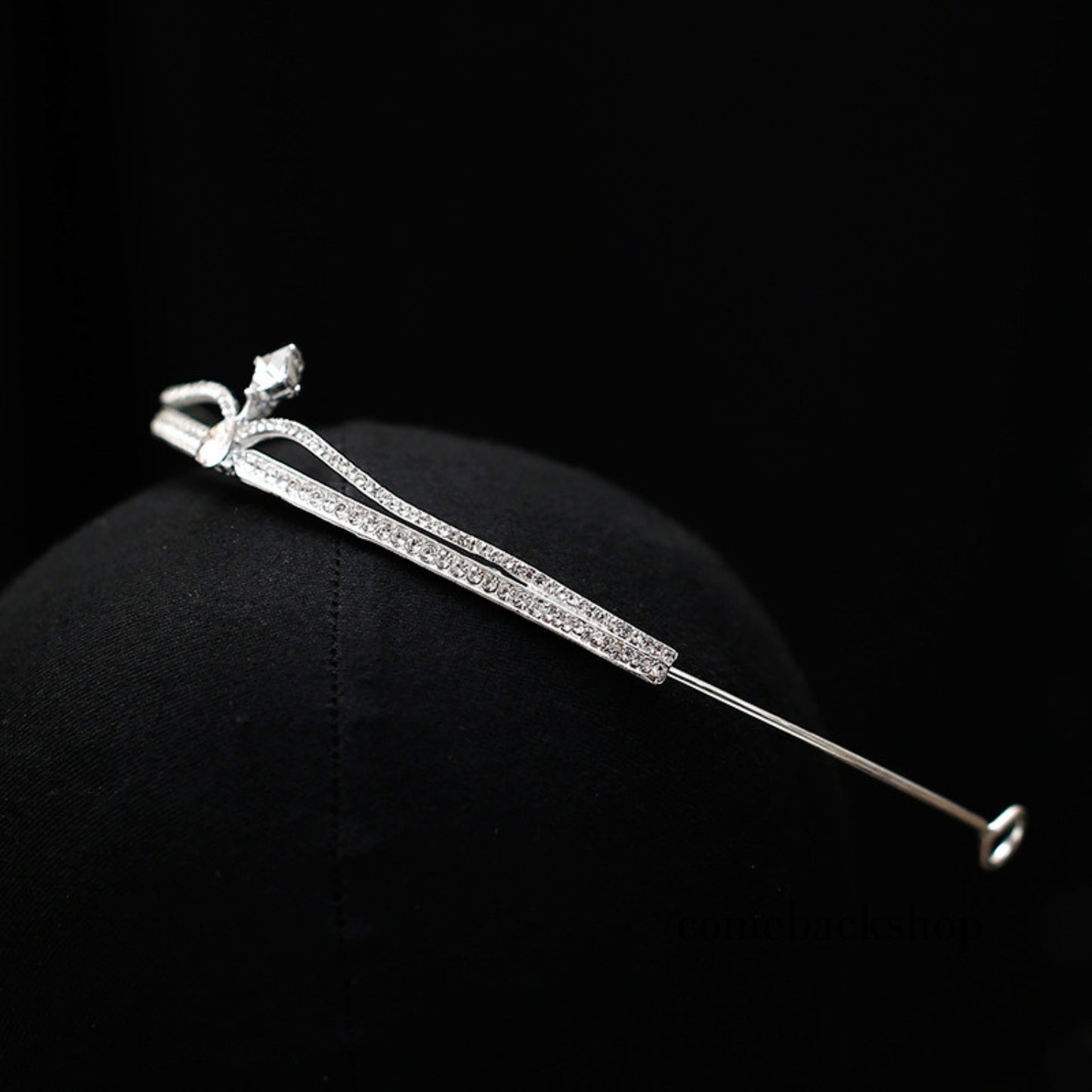 Comebackshop Bridal Tiara Princess Crown Birthday Crown Tiaras and Crowns for Women and Girls-Silver