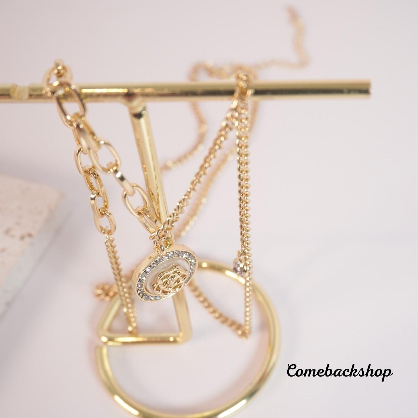 Gold Sparkling Clavicle Chain Choker Necklace Collar For Women Fine Jewelry Wedding Party Birthday Gift