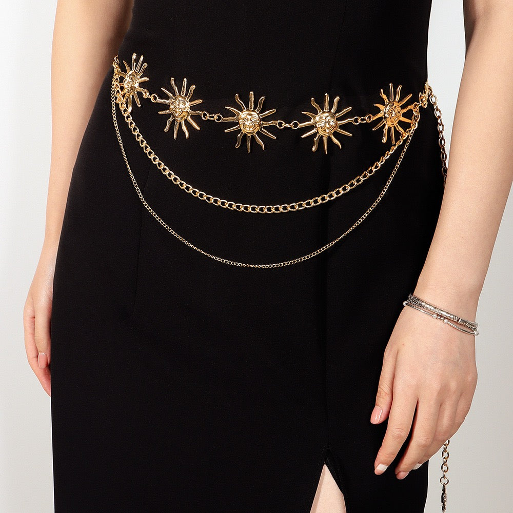 Herrgingbone Chain Body Jewerly Waist Belly Chain For Women Ladies