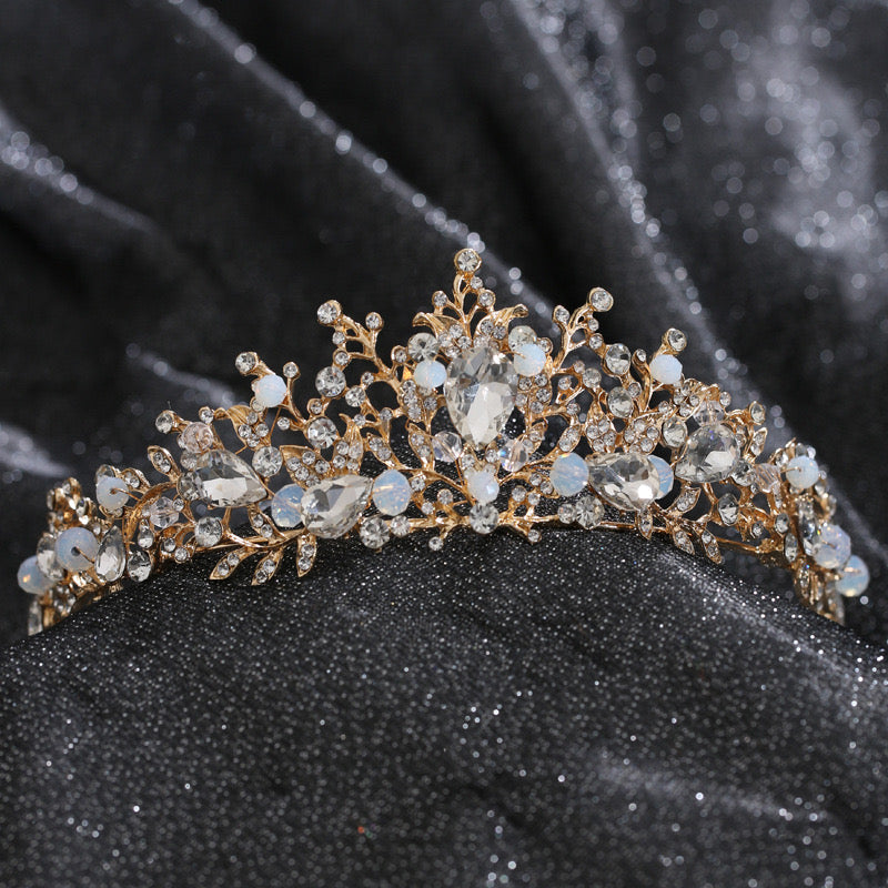 Crowns Flower Leaf Hairbands Brides Wedding Hair Accessories