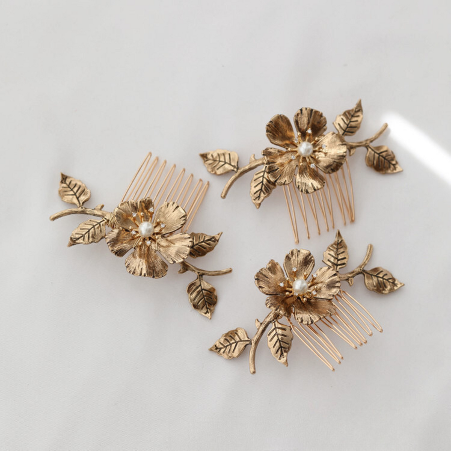 bridal headdress handmade pearl crystal hair comb wedding styling accessories fashion insert comb hair accessories