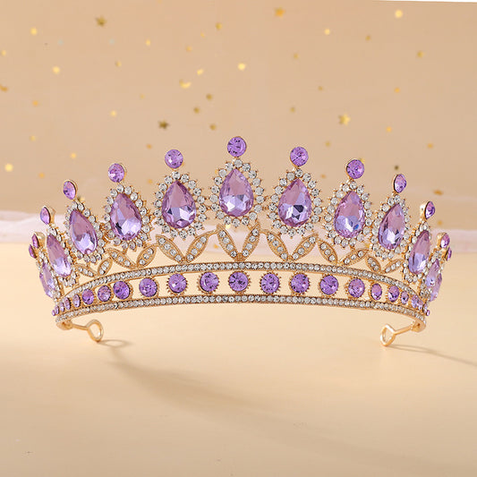 Tiara Crowns for Women Tiaras for Girls Princess Crown for Birthday Costume Bride Wedding Queen, Crystal Tiara Headband