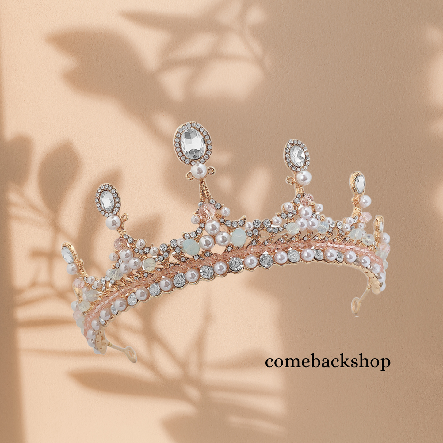 Tiaras And Crowns Luxury CZ Pearl Princess Pageant Engagement Wedding Hair Accessories For Bridal Jewelry Shine Crystal Crown