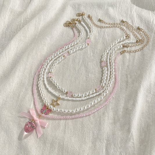 5pc layered Cute Necklace