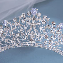 Load image into Gallery viewer, Crystal Bridal Tiaras Crown Rhinestone Pageant Diadema Collares Headpieces Wedding Hair Accessories