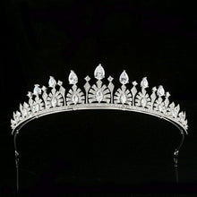 Load image into Gallery viewer, crown Tiaras Fashion Noble azorite Tiara for Bride princess,Swarovski