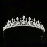 crown Tiaras Fashion Noble azorite Tiara for Bride princess,Swarovski