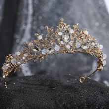 Load image into Gallery viewer, Crowns Flower Leaf Hairbands Brides Wedding Hair Accessories