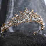 Crowns Flower Leaf Hairbands Brides Wedding Hair Accessories