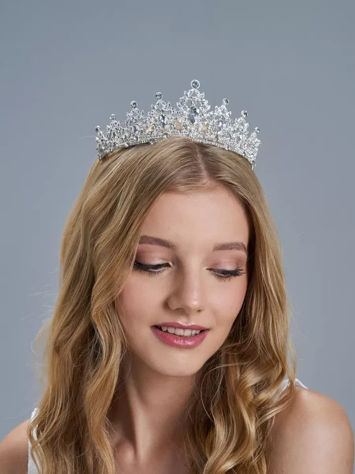 Tiaras for Women,Crystal Bridal Tiaras Crown Vintage Gold Hair Accessories Wedding Rhinestone Diadem Pageant