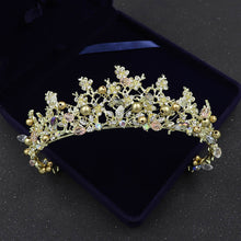 Load image into Gallery viewer, Rhinestone Metal Tiaras Headbands Princess Bridal Crown Wedding Dress Head Ornaments