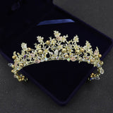Rhinestone Metal Tiaras Headbands Princess Bridal Crown Wedding Dress Head Ornaments