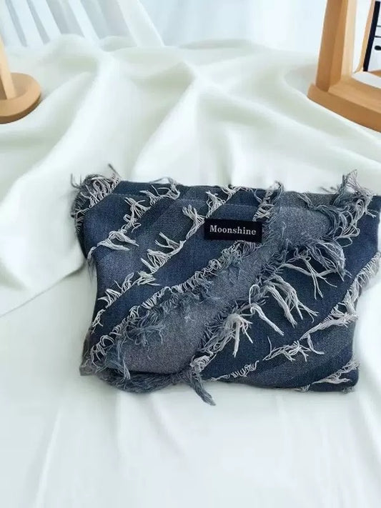 Blue make up bag