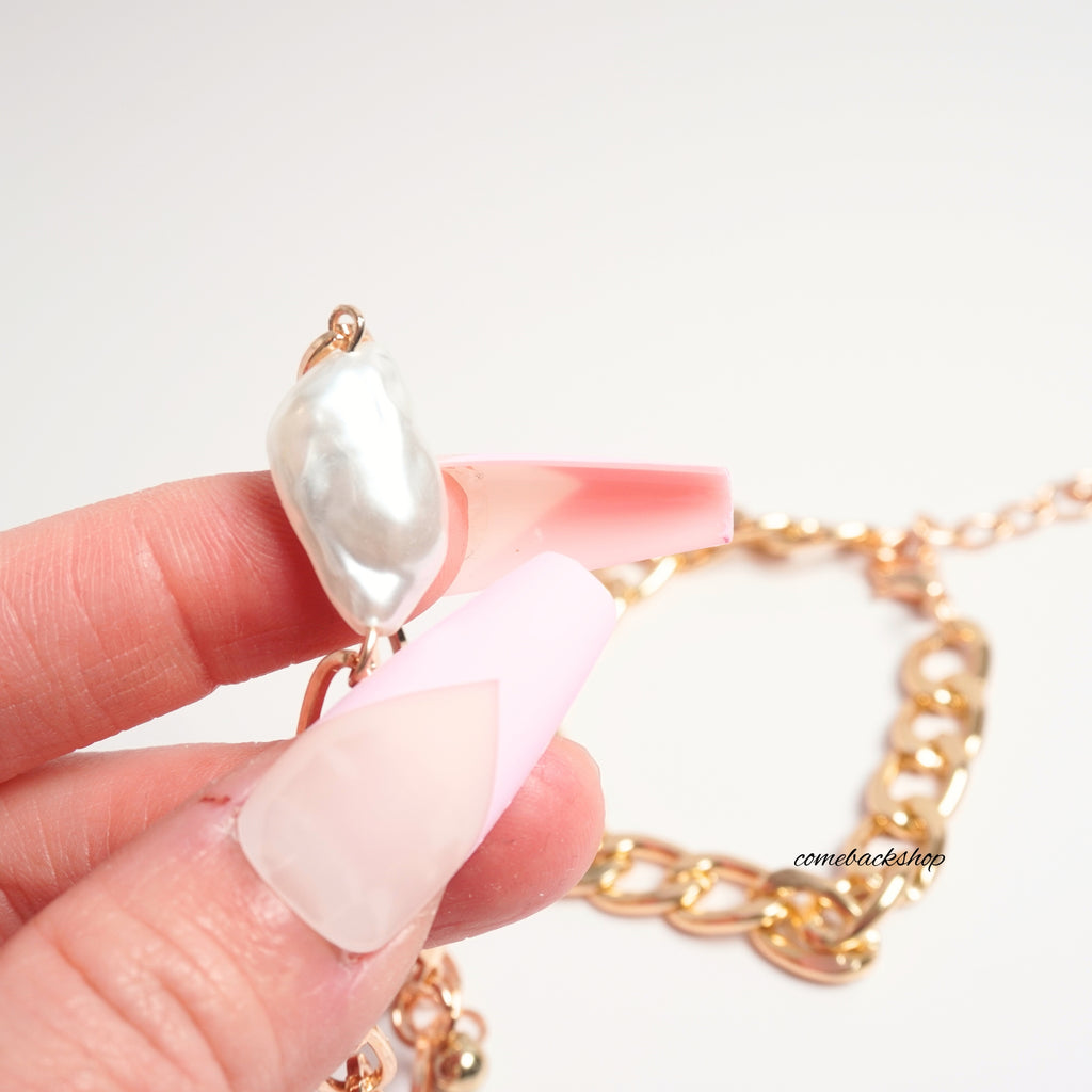 Gold Bracelets for Women, Adjustable Layered Bracelet Cute Chain Pearl Bar Turtle Gold Bracelets for Women Jewelry