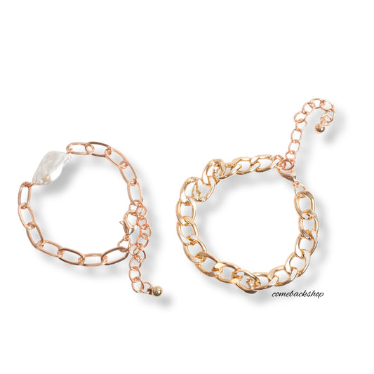 Gold Bracelets for Women, Adjustable Layered Bracelet Cute Chain Pearl Bar Turtle Gold Bracelets for Women Jewelry