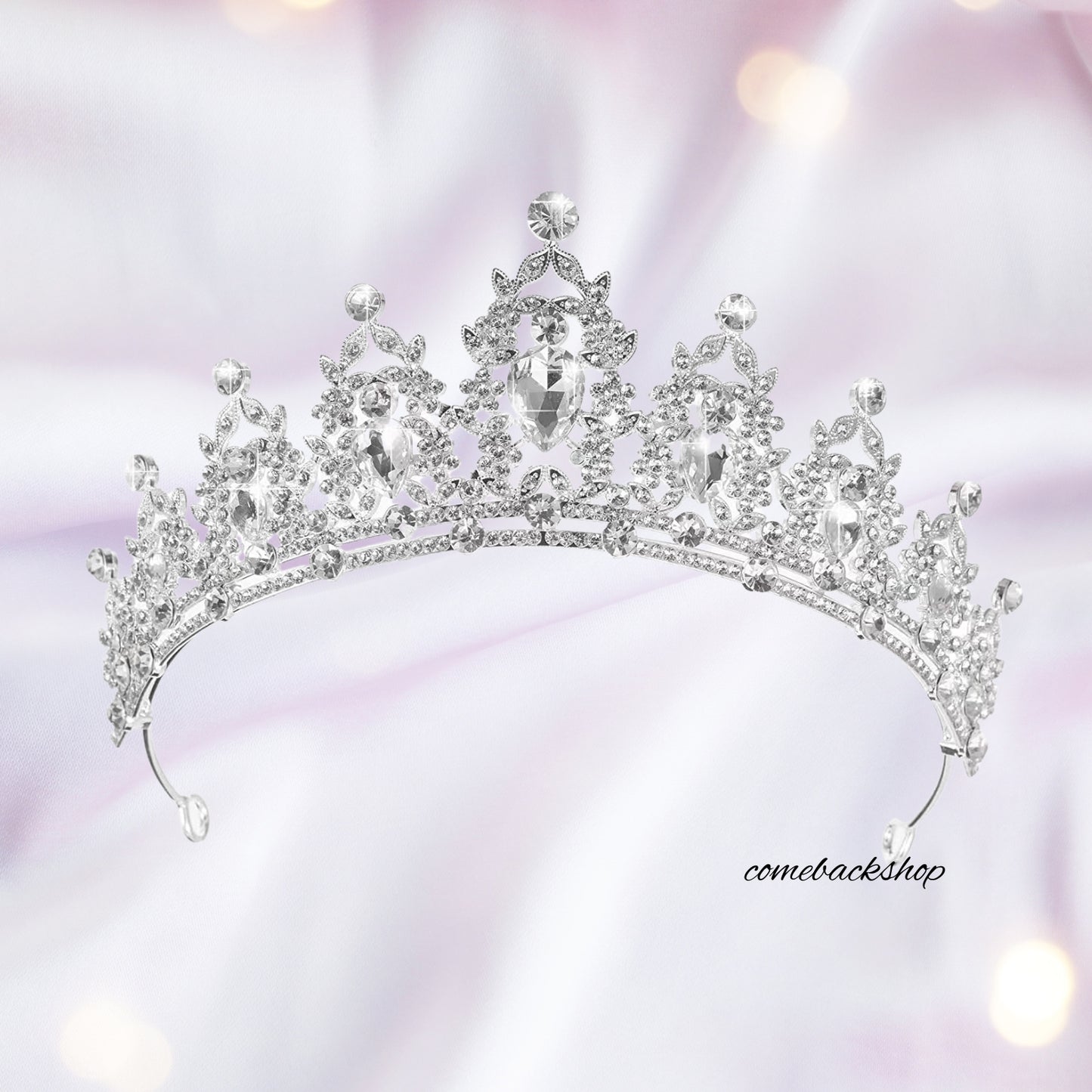 Tiaras for Women,Crystal Bridal Tiaras Crown Vintage Gold Hair Accessories Wedding Rhinestone Diadem Pageant