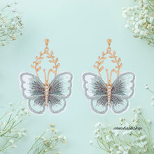 Load image into Gallery viewer, Butterfly Chain Tassel Drop Dangle Earrings for Women Asymmetric Butterfly Pendants Earrings for Girls