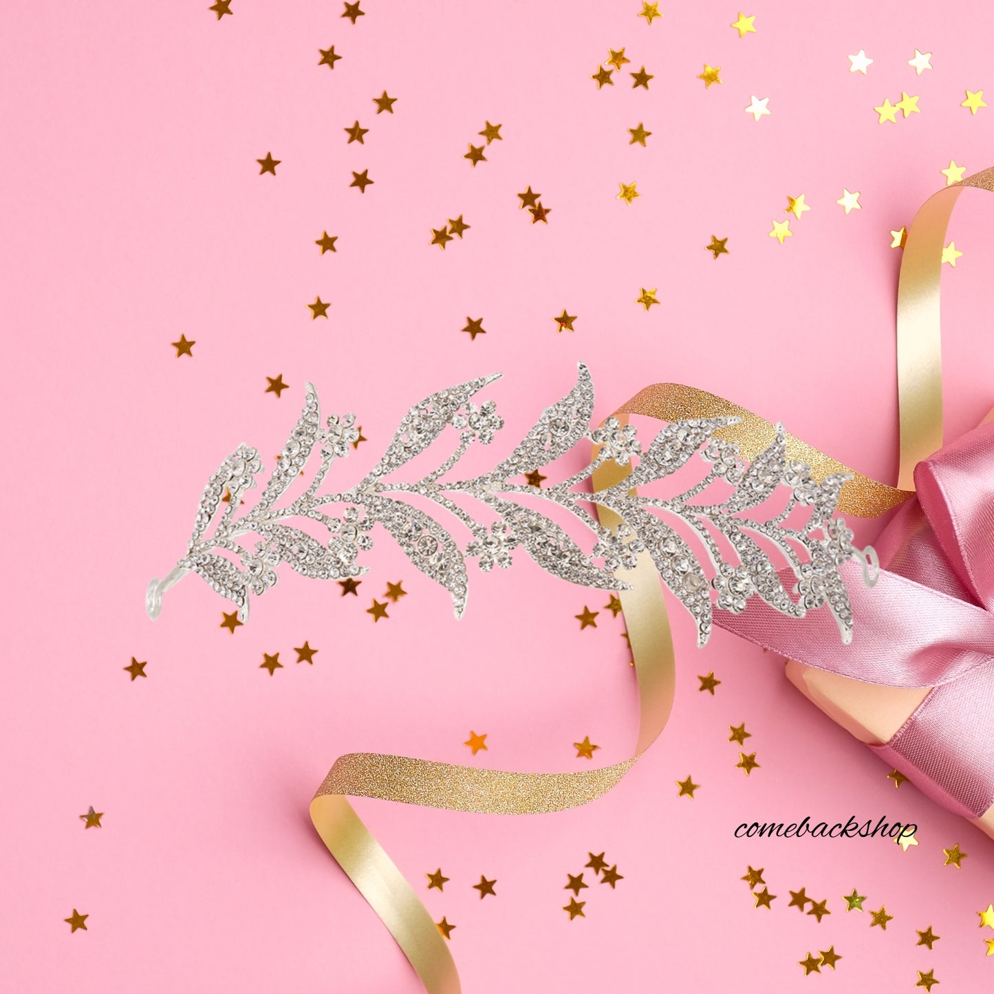 Silver Crown for Women Crystal Wedding Tiara and Crowns for Girls Rhinestones Queen Headband Princess Hair Accessories for Big Kids Party Bridal Birthday Prom Costume Cosplay