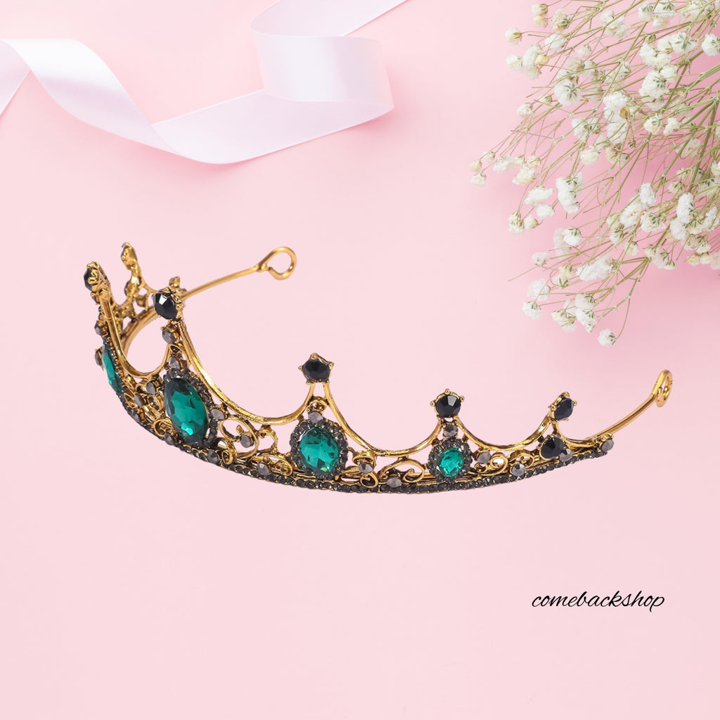 Bridal Crowns Handmade Tiara Bride Headband Crystal Wedding Diadem Queen Crown