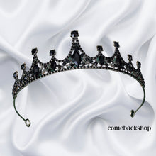 Load image into Gallery viewer, Vintage Wedding Crown Baroque Rhinestone Crystal Crown Bridal