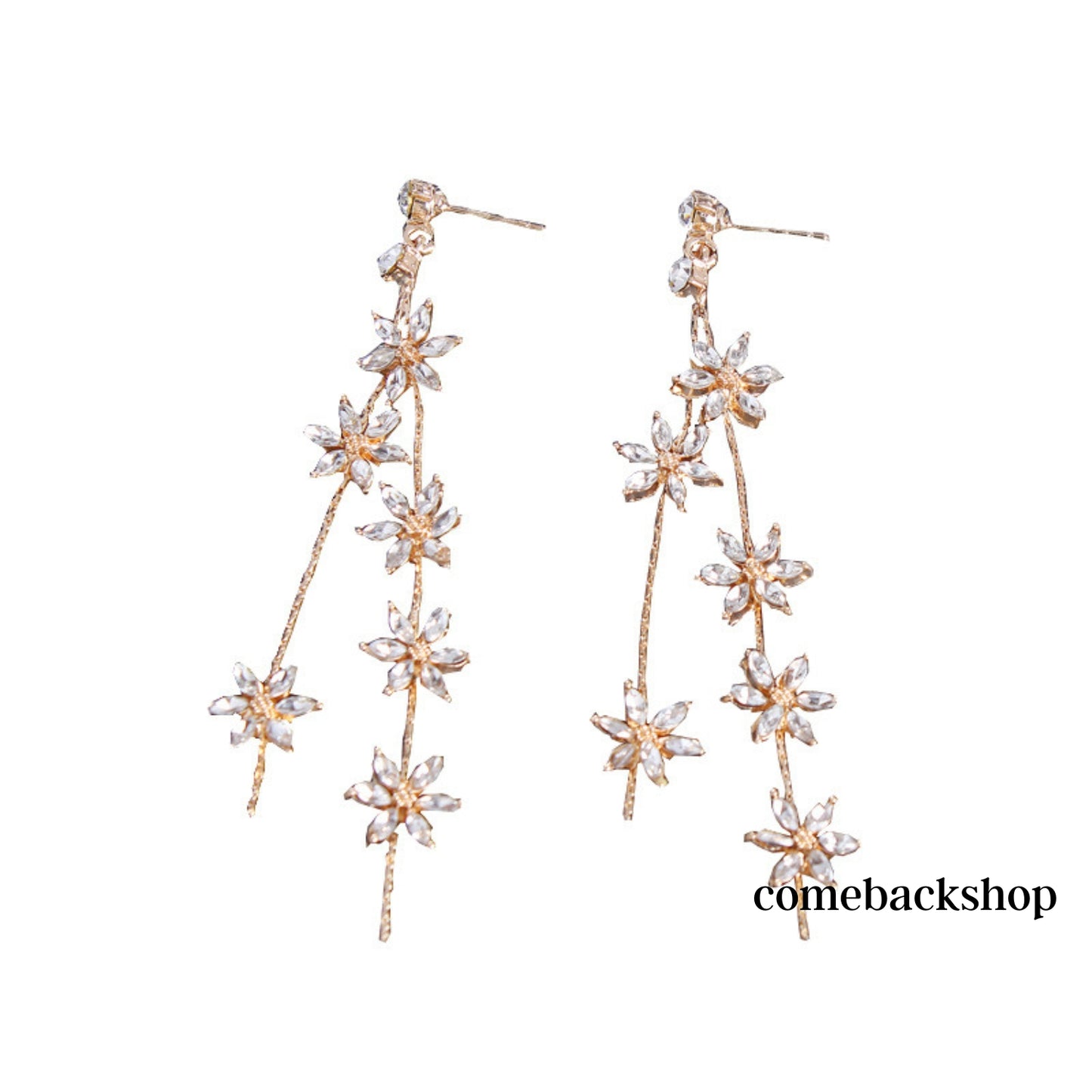 Star earring drop Earrings for Women Temperament Horse Kitten Owl Pearl Rhinestone Earring Girls Birthday Party Jewelry gold