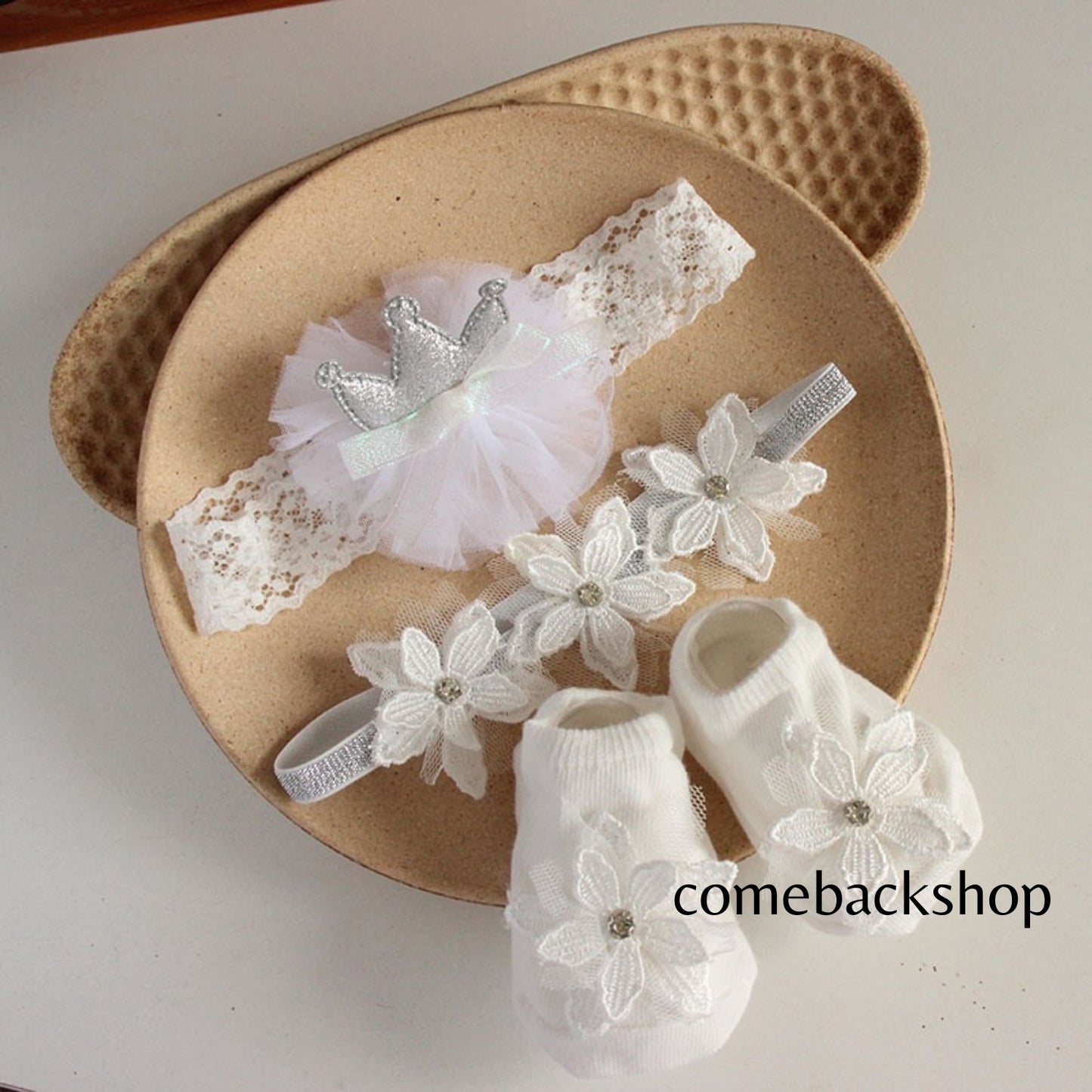 Baby Girls Hair Accessories Set Baby Hair Clips Fully Lined Cute Hair Bows Clips Elastic Hair Bands Bow Hair Ties Ponytail Holders for Little Girls Toddlers Kids Children