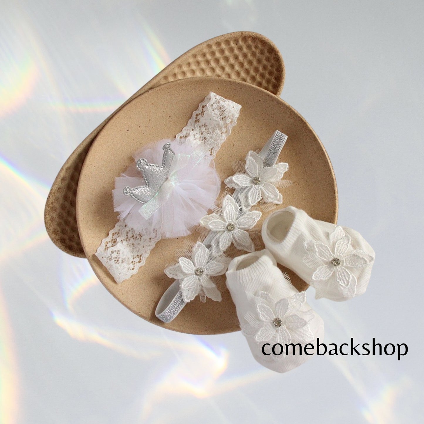 Baby Girls Hair Accessories Set Baby Hair Clips Fully Lined Cute Hair Bows Clips Elastic Hair Bands Bow Hair Ties Ponytail Holders for Little Girls Toddlers Kids Children