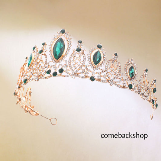 Tiaras And Crowns For Women Princess Girl Rhinestones Crystal Metal Quinceanera Crown Birthday Party Hair Accessories