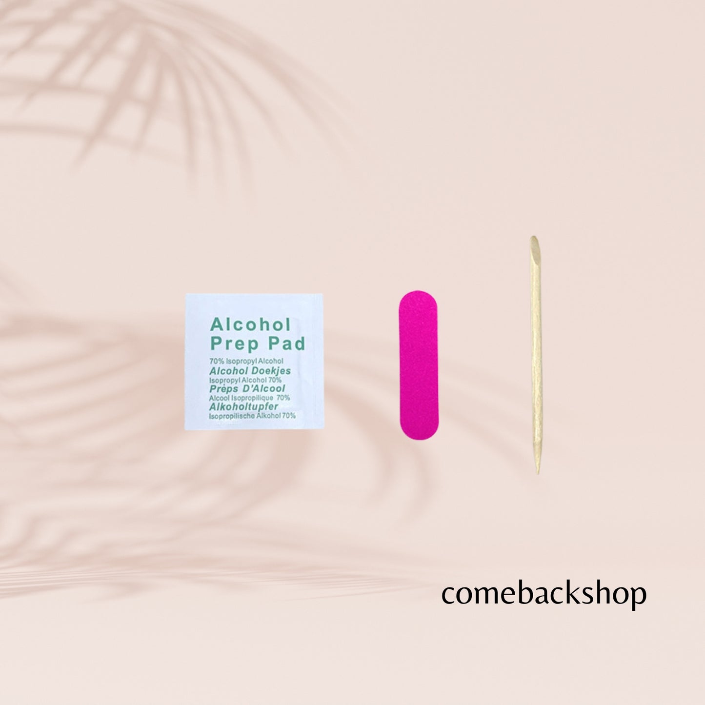 Professional Nail Art Tips Set,Alcohol Prep Pad,Nail Care Sticks( 10 PACK)