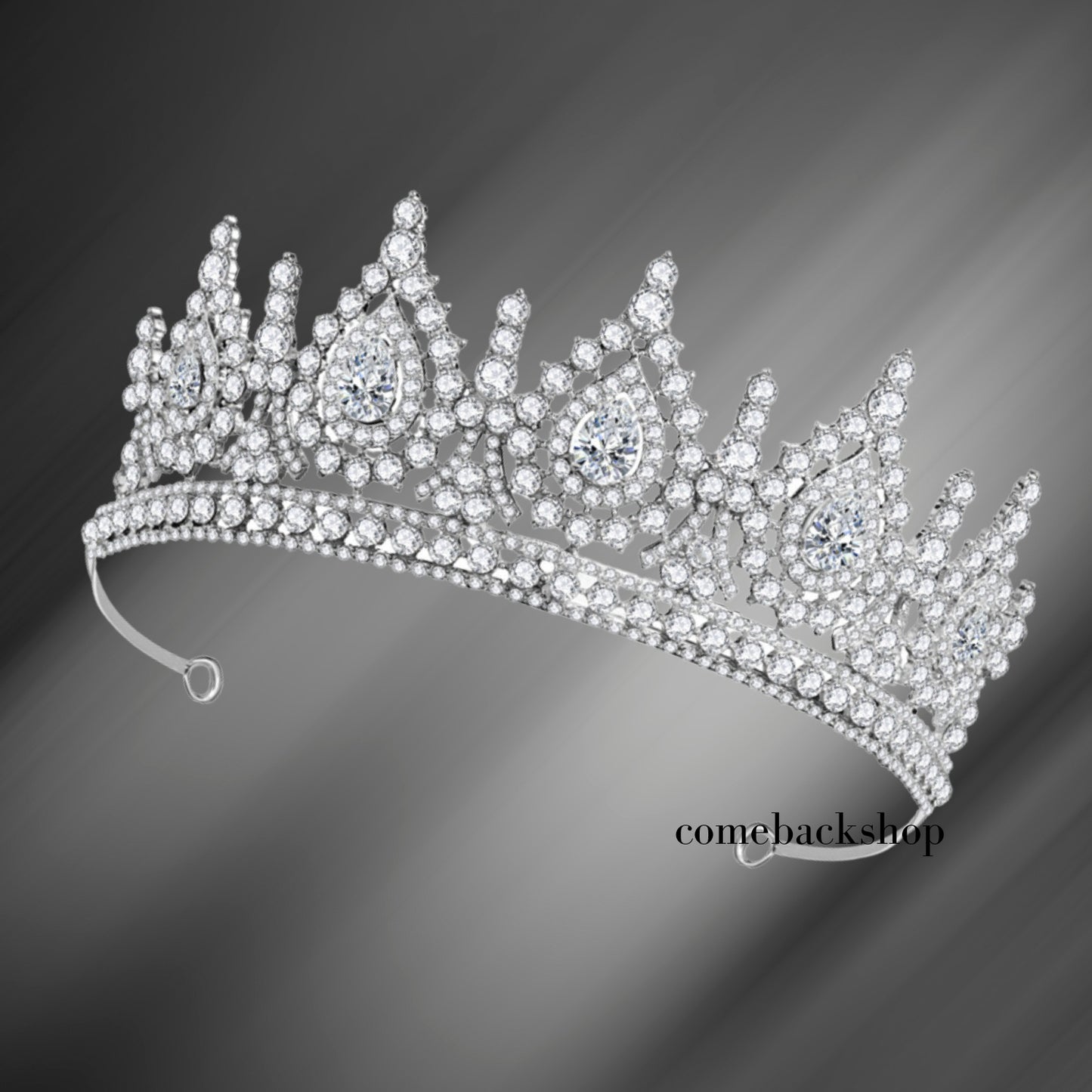 Queen Crown for Women,Wedding Tiara for Bride,Princess Tiara,Quinceanera Pageant Crown Diadem,Crystal Headpiece for Birthday Prom,Silver