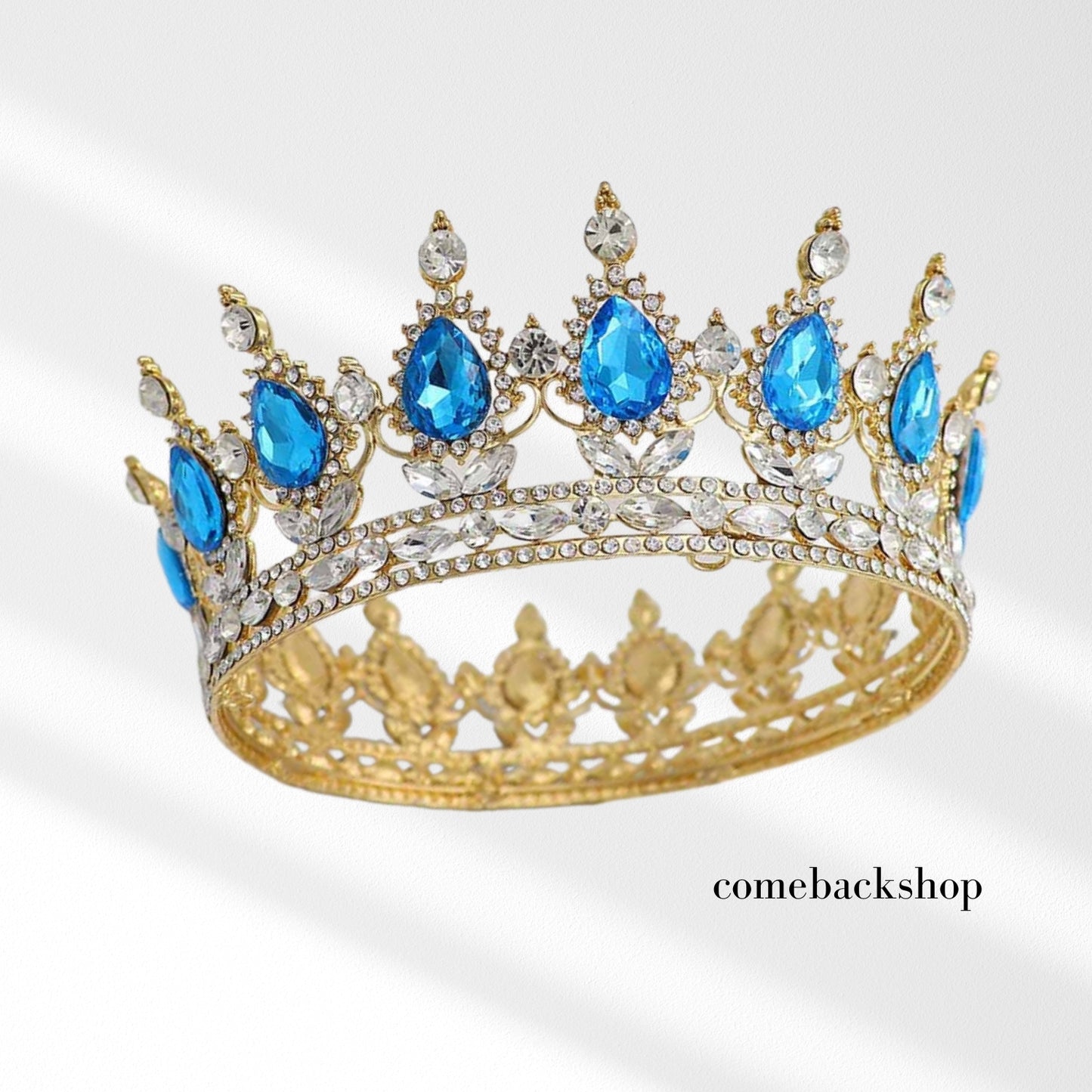 Queen Crown Rhinestone Wedding Crowns and Tiaras for Women Costume Party Hair Accessories Princess Birthday Crown Crystal Bridal Crown