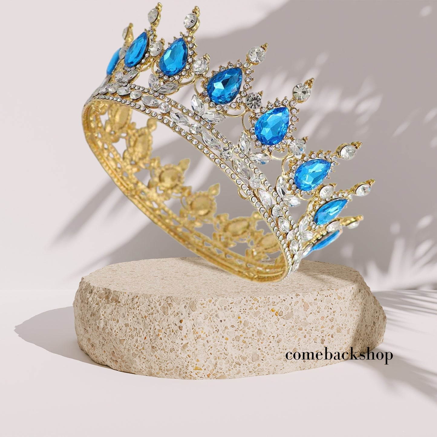 Queen Crown Rhinestone Wedding Crowns and Tiaras for Women Costume Party Hair Accessories Princess Birthday Crown Crystal Bridal Crown