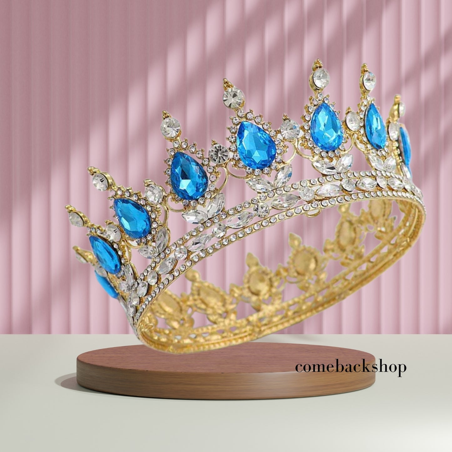 Queen Crown Rhinestone Wedding Crowns and Tiaras for Women Costume Party Hair Accessories Princess Birthday Crown Crystal Bridal Crown