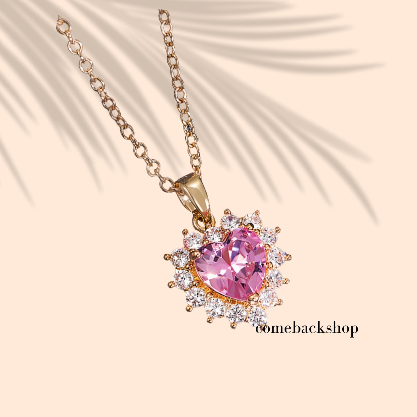 Heart Shape Forever Love Engraved Pendant Necklace With Birthstone , Jewelry Gifts For Her