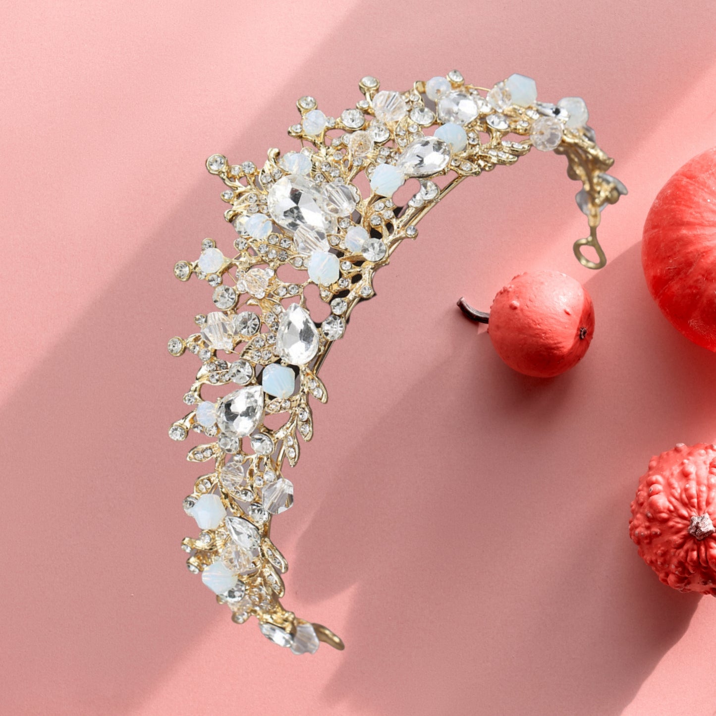 Crowns Flower Leaf Hairbands Brides Wedding Hair Accessories