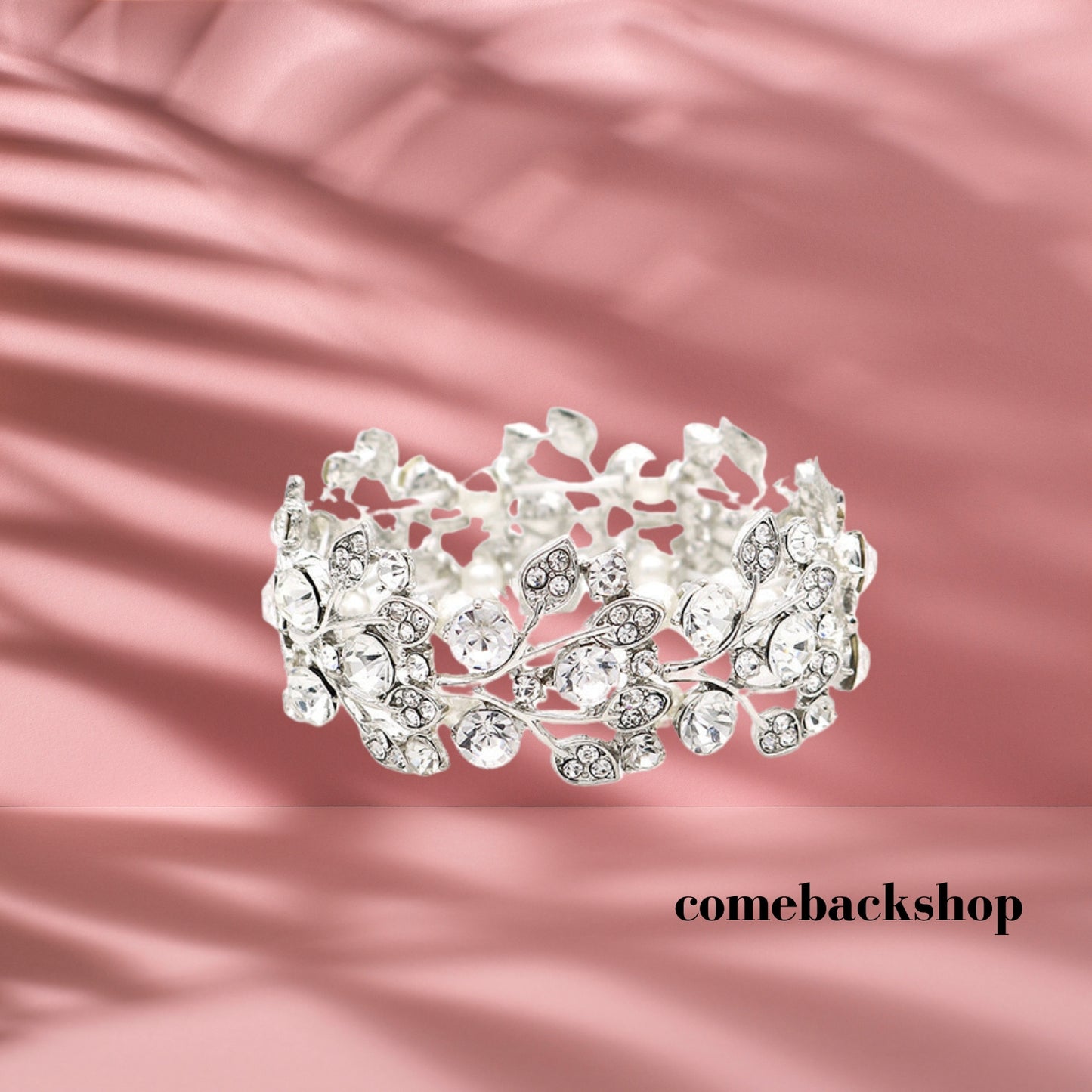 Bracelet,Crystal Rhinestone Bridal Bracelets for Brides, Bridesmaids, Women for Wedding, Prom, Party, Jewelry Gifts