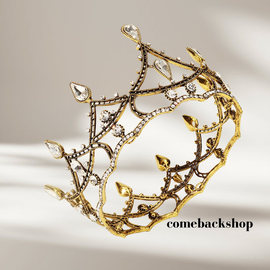 Black angels tiara mini crown queen king baroque wedding headpiece bridal shower tiara