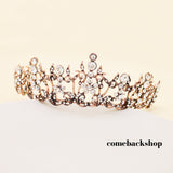 Baroque Wedding Tiaras and Crowns, Princess Costume Tiara Crown, Prom Birthday Party Halloween Hair Accessories