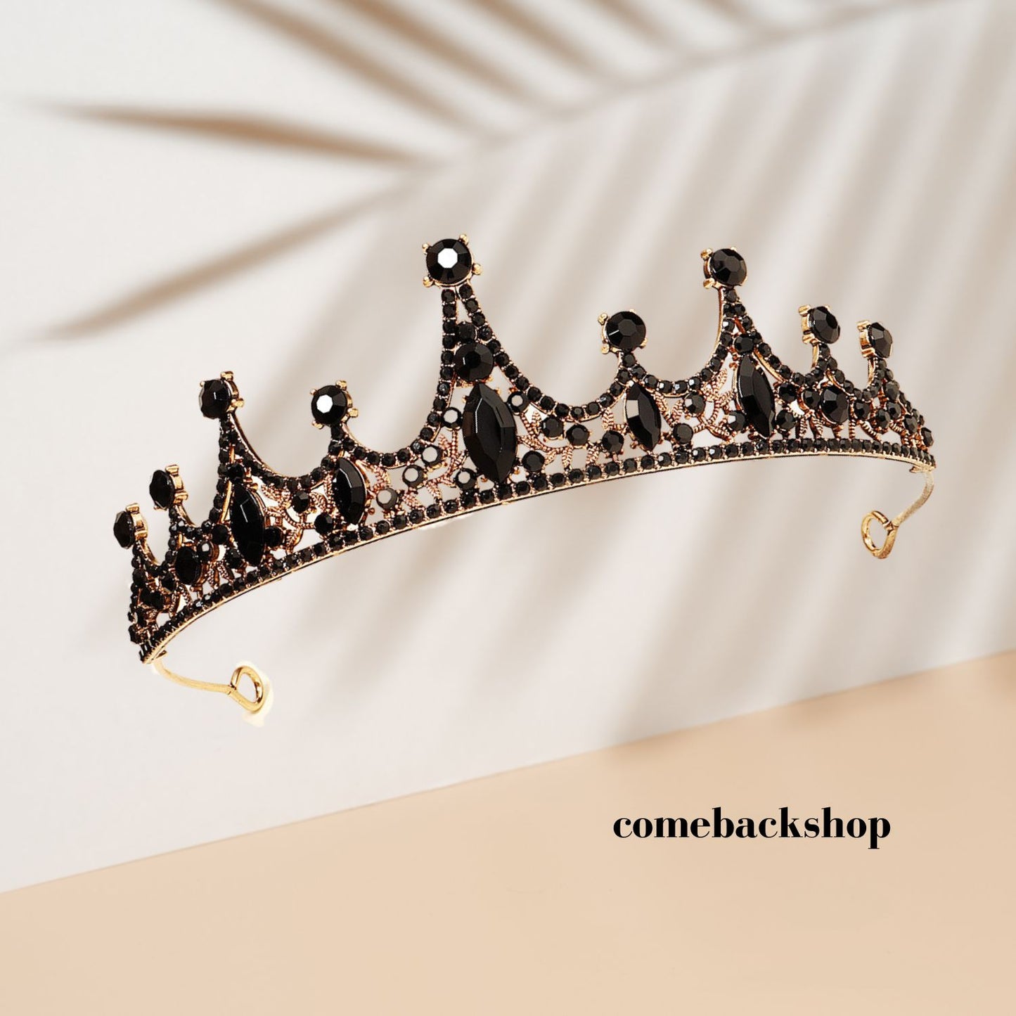 Vintage Wedding Crown Baroque Rhinestone Crystal Crown Bridal