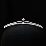 Comebackshop Bridal Tiara Princess Crown Birthday Crown Tiaras and Crowns for Women and Girls-Silver