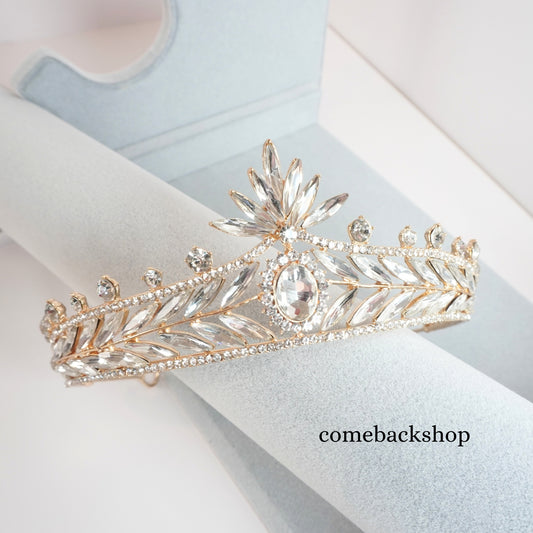 Crystal Tiaras Crowns Princess Queen Pageant Prom Rhinestone Veil,Prom dress,birthday gift,Bride headpiece