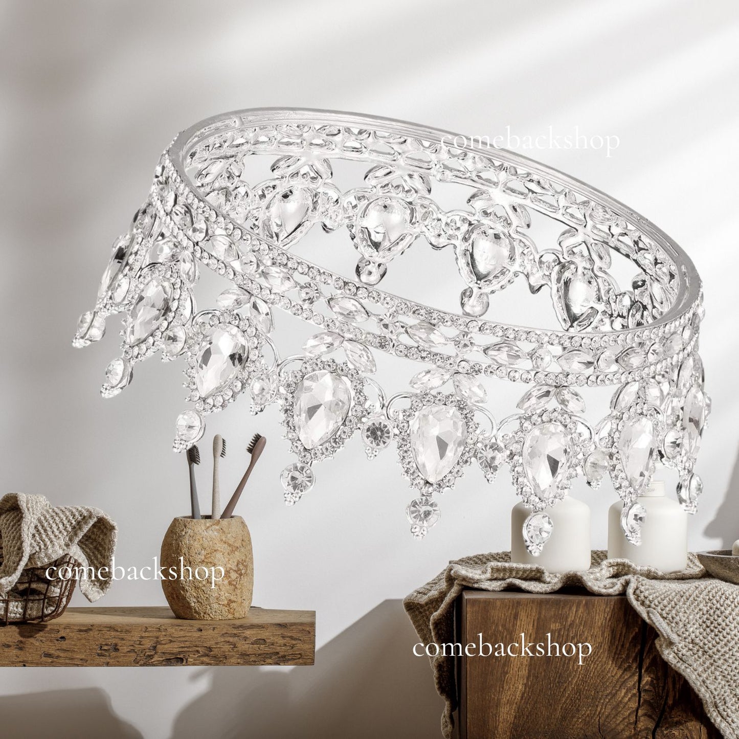 Wedding Bridal Crystal Tiara Crowns Princess Queen Pageant Prom Rhinestone Veil Tiara Headband Wedding Hair Accessory,princess crown