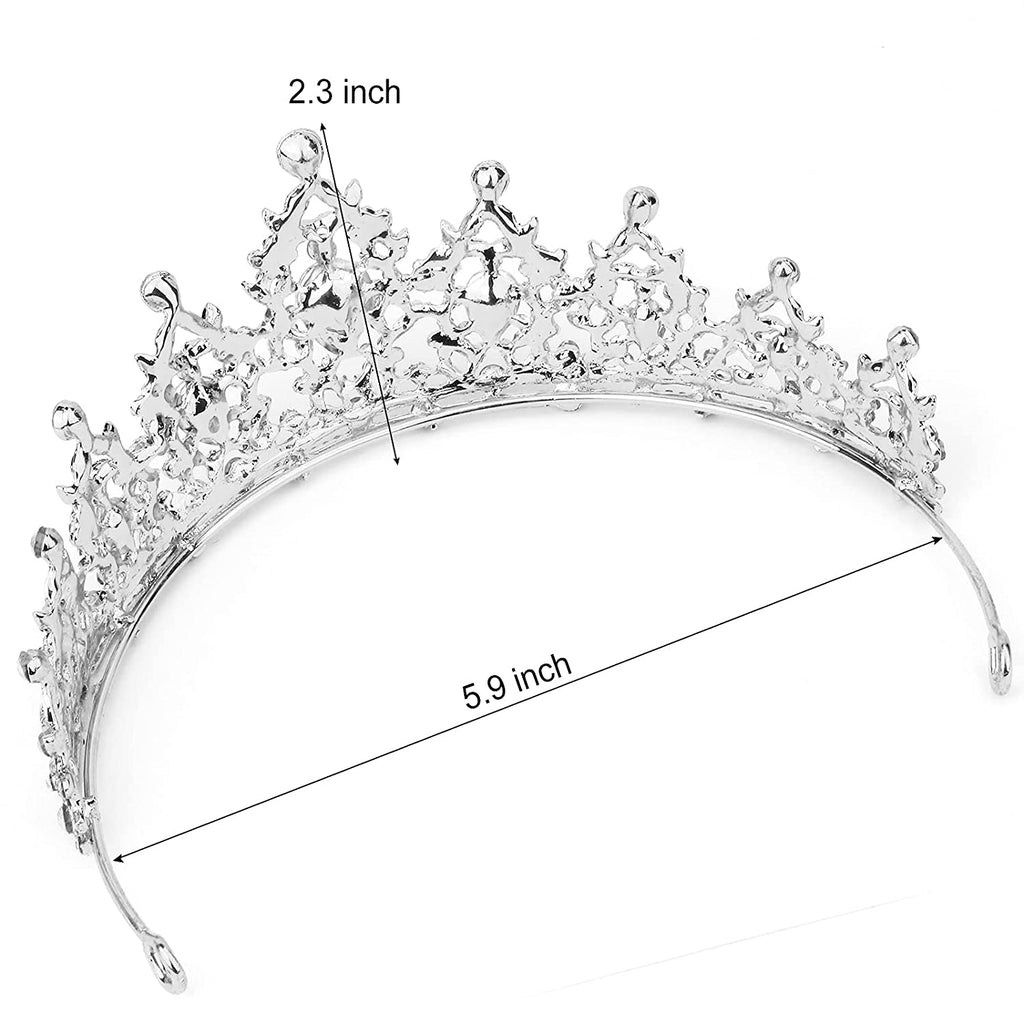 Birthday gifts Wedding Crowns for Women Luxurious Rhinestones Baroque Queen Crown Birthday Crown Wedding Bridal Tiaras