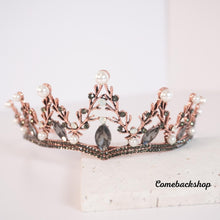 Load image into Gallery viewer, Princess Crown for Women, Crystal Queen Tiaras for Girls Bridal Hair Accessories Gifts for Birthday Wedding Prom, Bridal Party, Pageant, Halloween Christmas
