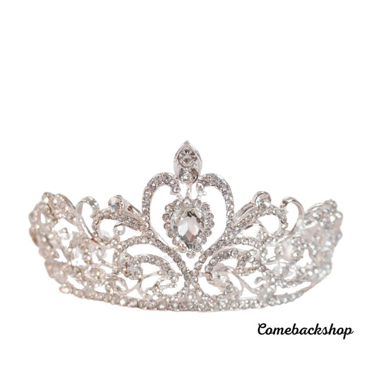 Brides Tiara Crystal Rhinestone Geometric Pageant Crown,birthday gift,paty crown,mini tiara headpiece