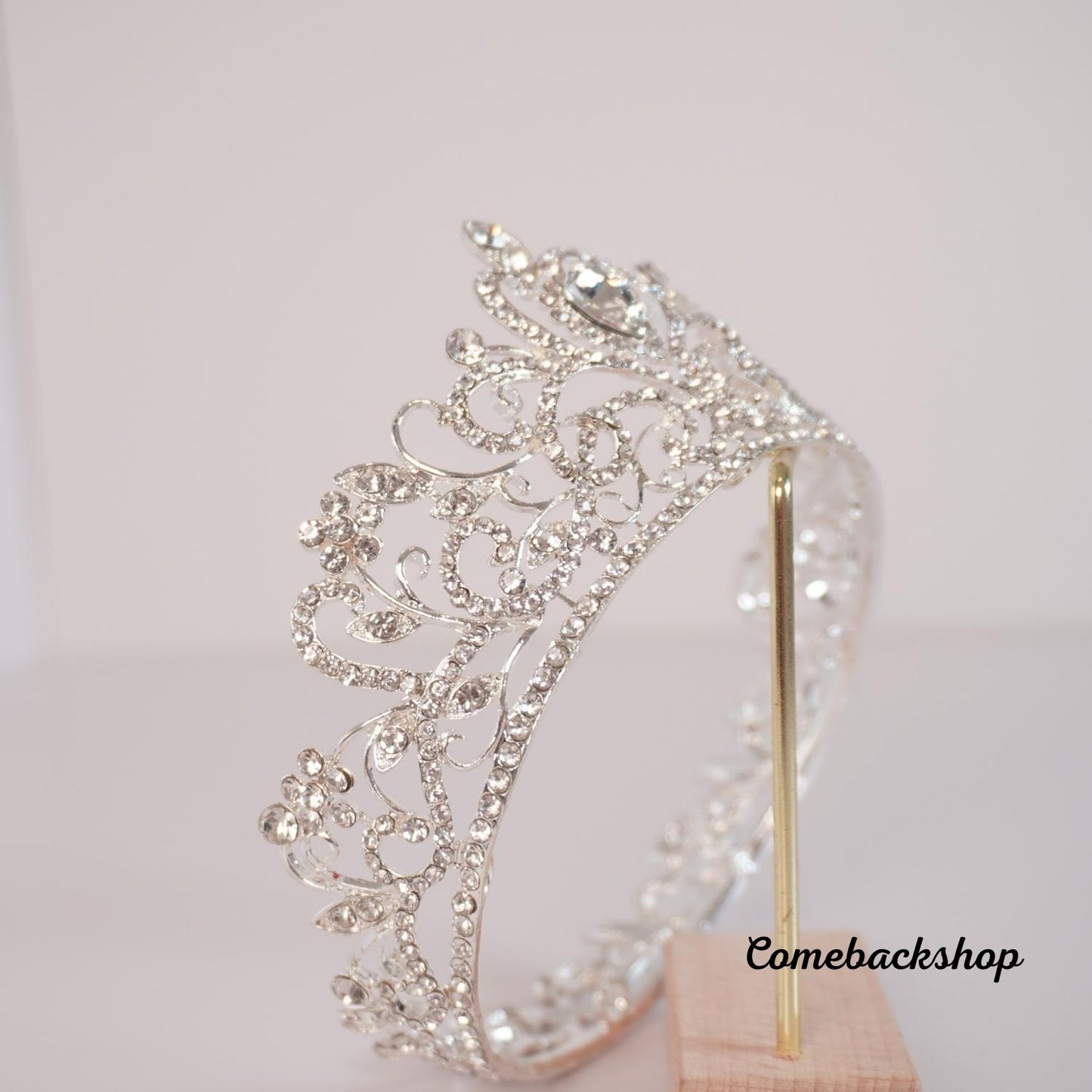 Brides Tiara Crystal Rhinestone Geometric Pageant Crown,birthday gift,paty crown,mini tiara headpiece