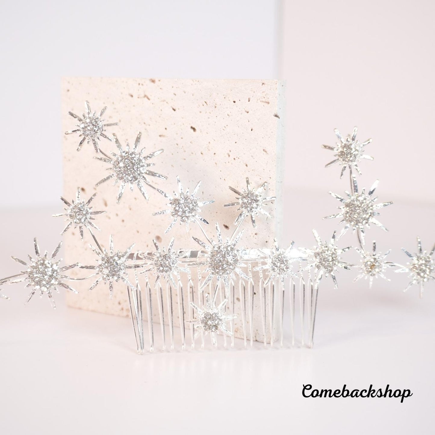 Crystal Bride Wedding Hair Comb Hair Accessories Bridal Side Combs Headpiece for Women star haircomb headpiece